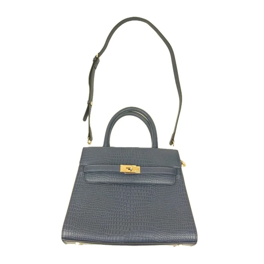 Unbranded Ladies Stylish Navy‎ Blue Handbags Purse
